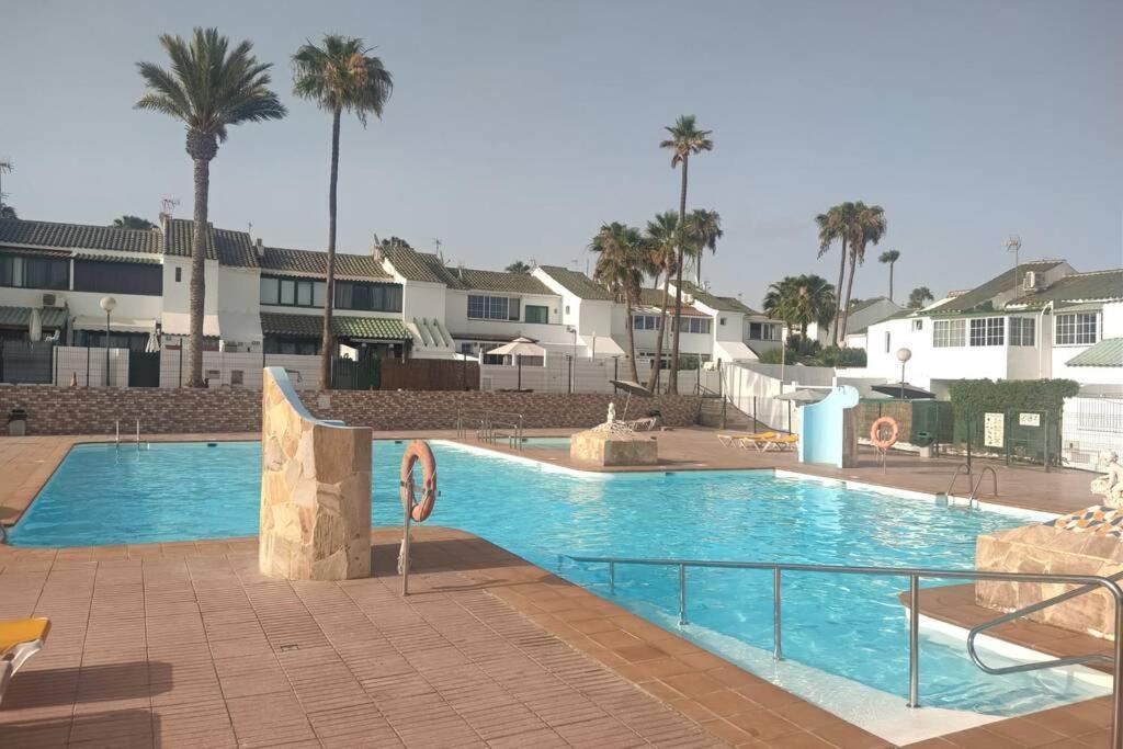 Acogedor Adosado En Maspalomas-Sonneland Маспаломас Экстерьер фото
